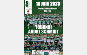 Tournoi André SCHMIDT dimanche 10 juin 2023 au stade du Vieux Moulin à Rambouillet