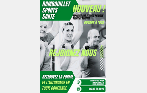 Ouverture d'un cours SPORT SANTE - Activité Physique Adaptée  APA